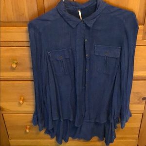 Free people waffle shirt